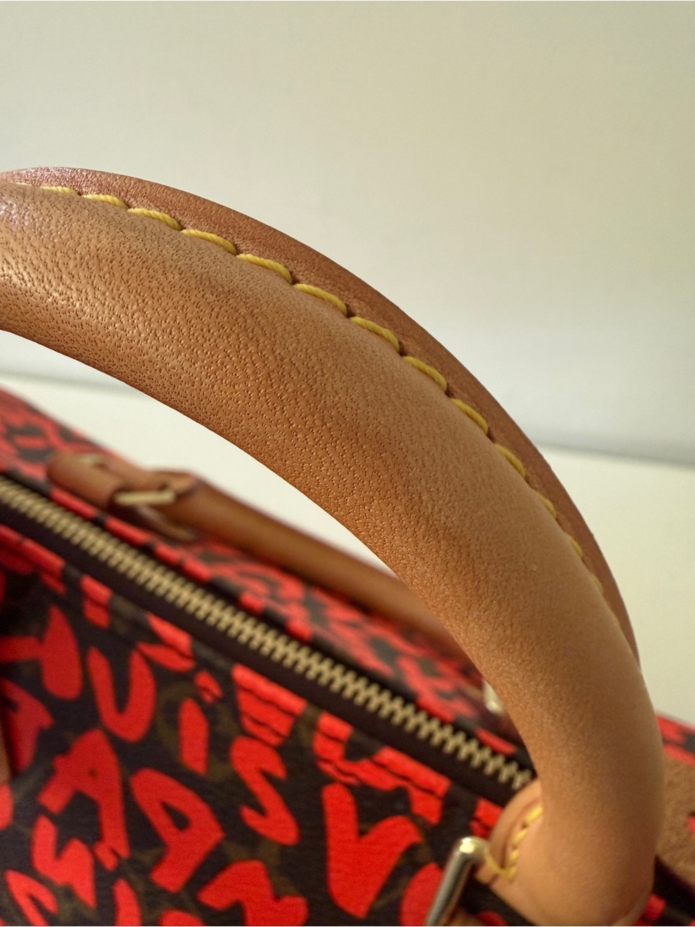 LOUIS VUITTON x Stephen Sprouse Monogram Graffiti Speedy 30 - Orange Handbag Bag - Picture 9 of 16